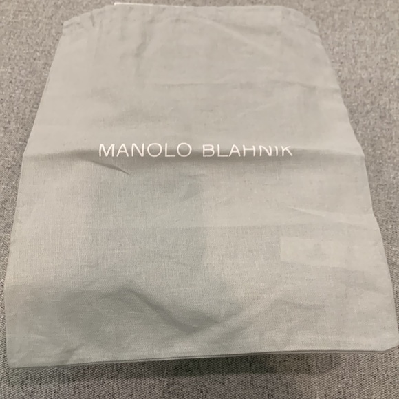 Manolo Blahnik Carolyne Kitten-Heel Halter Pumps - Picture 8 of 10